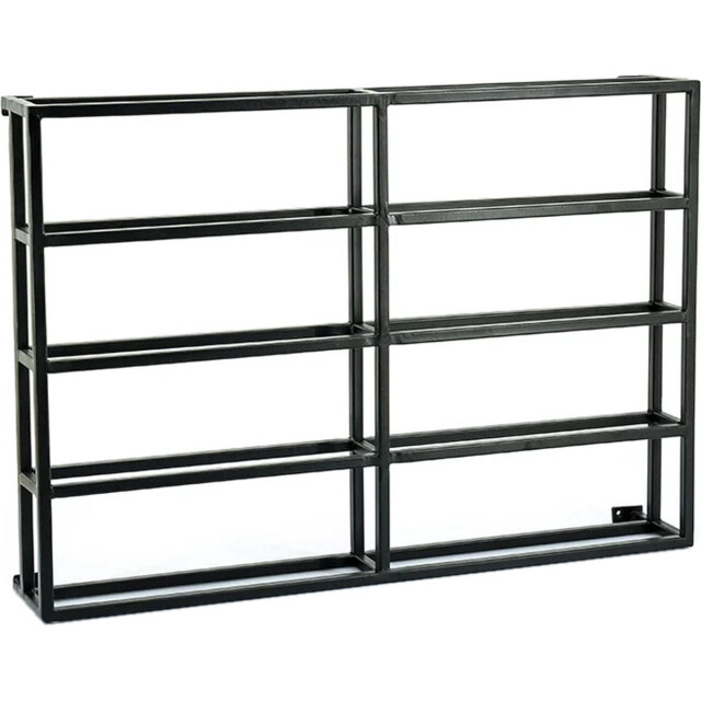 Vtw Living Wijnrek van metaal wijnfles rek industrieel 71 x 12 x 50 cm 3059638 large
