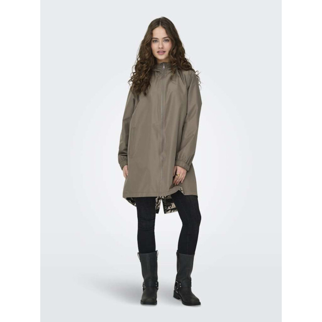 Only Onlfry rev metallic jacket otw walnut/string metal 15338018-239935001 large