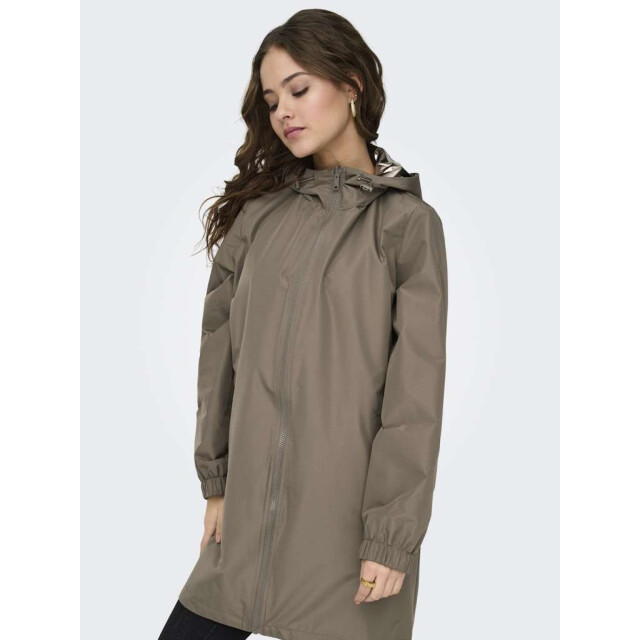 Only Onlfry rev metallic jacket otw walnut/string metal 15338018-239935001 large