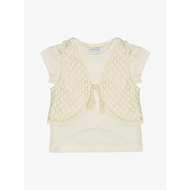 Mayoral Meisjes shirt crochet 3-007-22 large