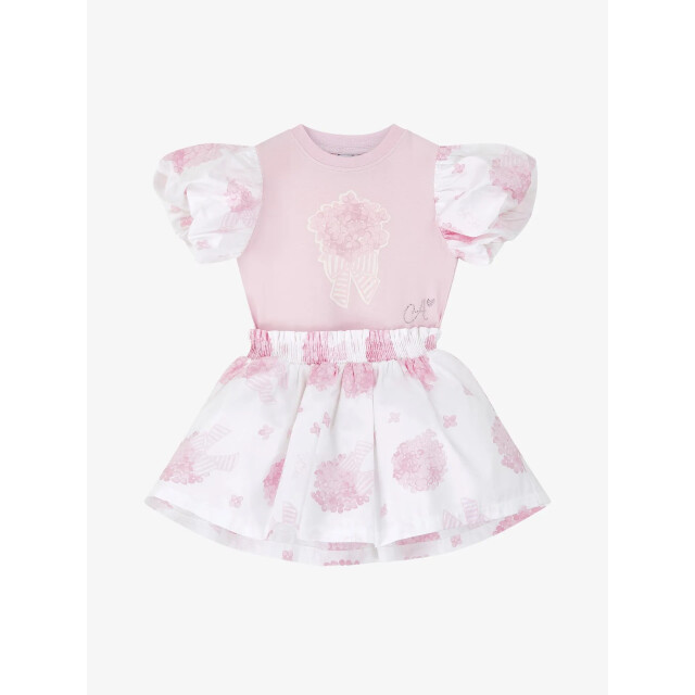 ADee Meisjes jurk chance blossom S251702-4104-PINK-BLOSSOM large