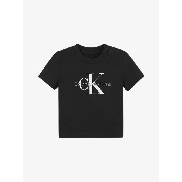 Calvin Klein Jongens shirt monogram zwart IN0IN00001-BEH large