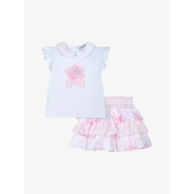ADee Meisjes set rok casey S251501-1001-BRIGHT-WHITE large