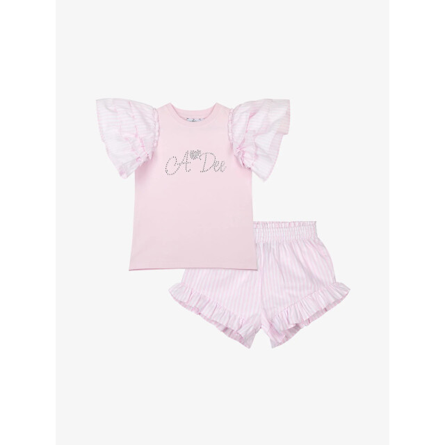 ADee Meisjes set short coco blossom S251502-4104-PINK-BLOSSOM large