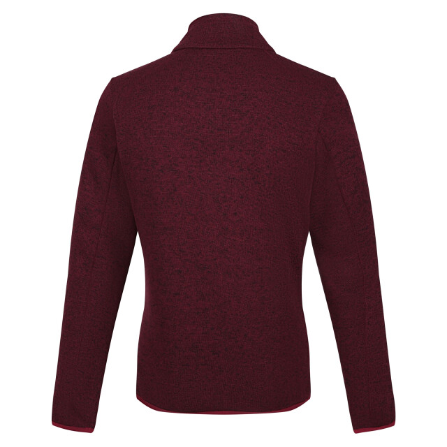 Regatta Dames newhill marl full zip fleecejack UTRG8828_burgundyrumbared large