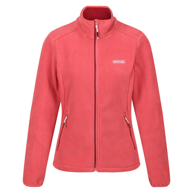 Regatta Dames floreo iv full zip fleece jas UTRG7390_mineralredrumbared large