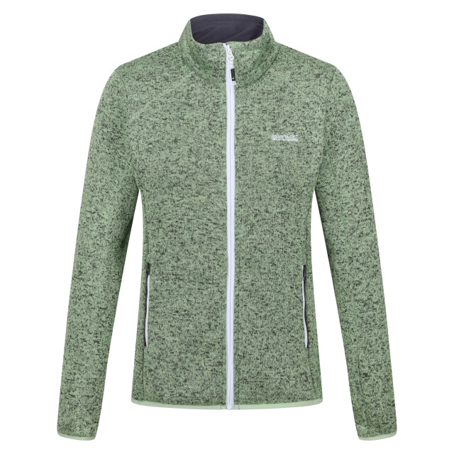 Regatta Dames newhill marl full zip fleecejack UTRG8828_quietgreensealgrey large