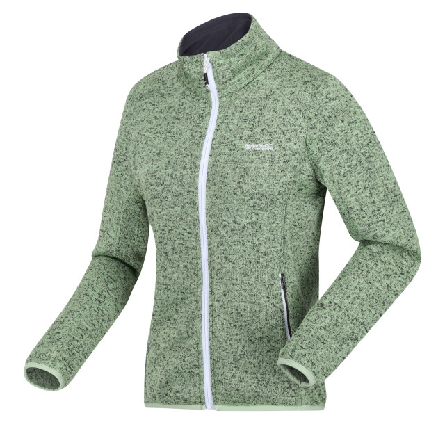 Regatta Dames newhill marl full zip fleecejack UTRG8828_quietgreensealgrey large