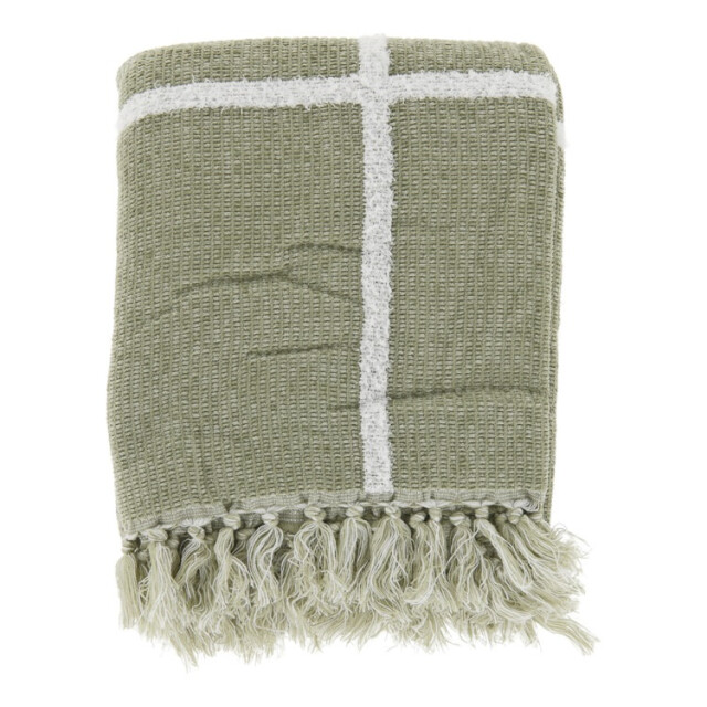 Unique Living plaid ryan tea green -135x180cm 2996878 large