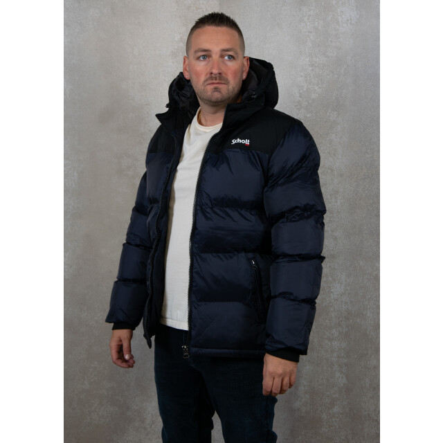 Schott N.Y.C. Blouson capuche empiecements 140.30.0110 large