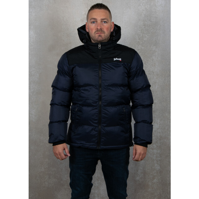 Schott N.Y.C. Blouson capuche empiecements 140.30.0110 large