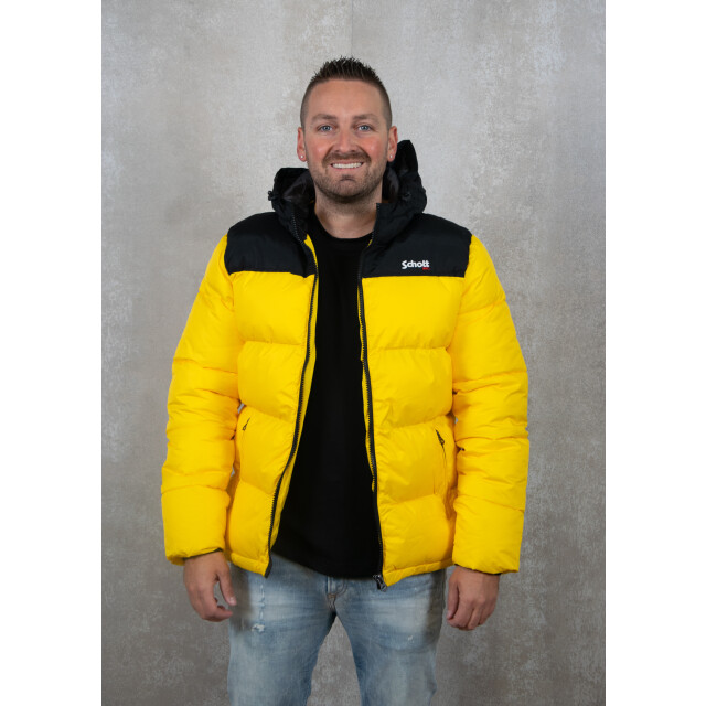 Schott N.Y.C. Blouson capuche empiecements 140.50.0002 large