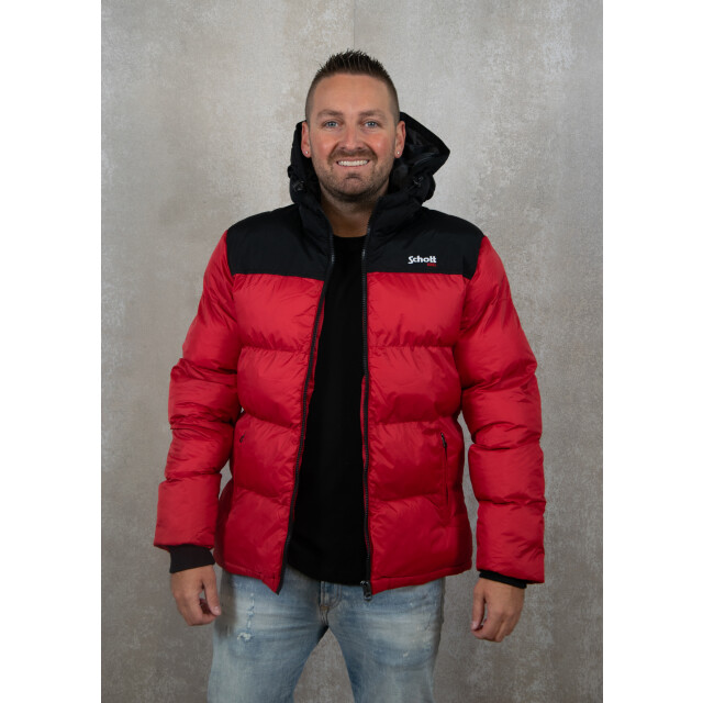 Schott N.Y.C. Blouson capuche empiecements 140.60.0012 large