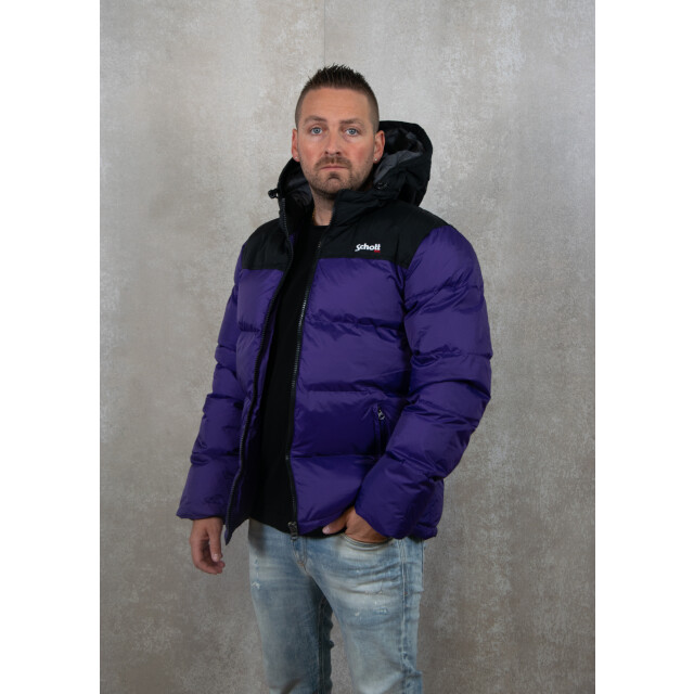 Schott N.Y.C. Blouson capuche empiecements 140.70.0001 large