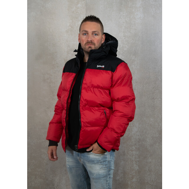 Schott N.Y.C. Blouson capuche empiecements 140.60.0012 large