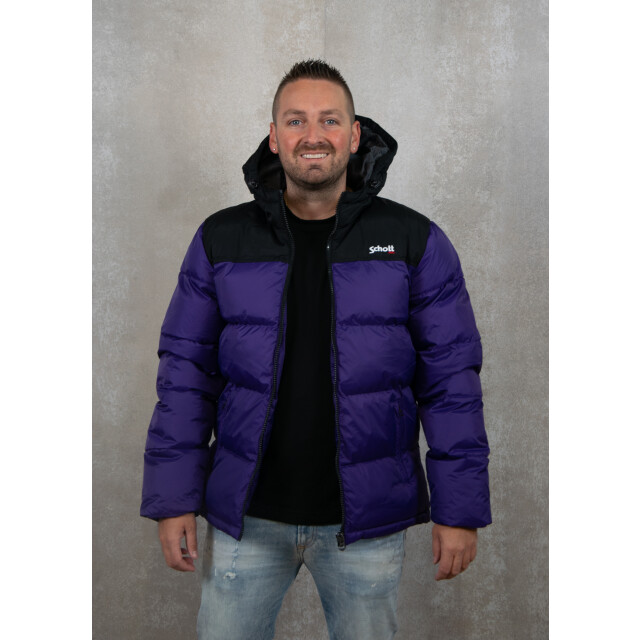 Schott N.Y.C. Blouson capuche empiecements 140.70.0001 large