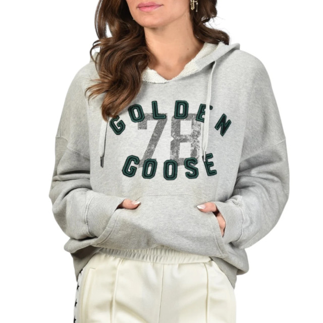 Golden Goose Deluxe Brand Logo hoodie voor comfortabele stijl Golden Goose Logo Hoodie Voor Comfortabele Stijl large