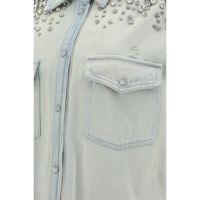 Golden Goose Deluxe Brand Boyfriend shirt met oversized fit en kralen Golden Goose Boyfriend Shirt Met Oversized Fit En Kralen large
