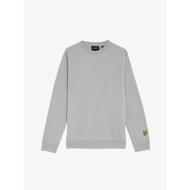 Lyle and Scott Jongens sweater script grey mirage MLB2019V-X570-GREY-MIRAGE large