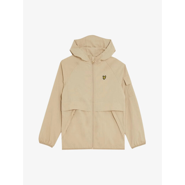 Lyle and Scott Jongens zomerjas windbreaker stone JKB2202V-Z151-STONE large