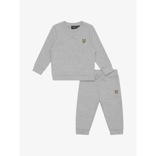 Lyle and Scott Jongens joggingpak light grey marl JOGB2000V-D24-LIGHT-GREY-MARL large