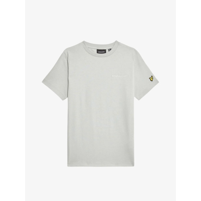 Lyle and Scott Script embroidered t-shirt TSB2012V-X570-GREY-MIRAGE large