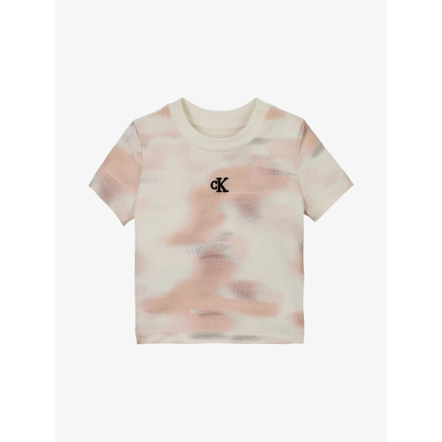 Calvin Klein Meisjes shirt tie dye roze IN0IN00293-0GD large