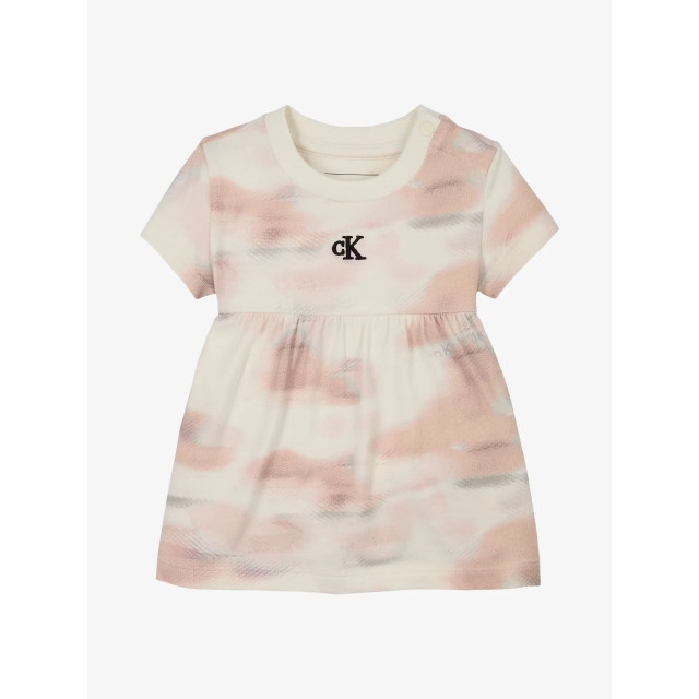 Calvin Klein Meisjes jurk tie dye roze IN0IN00297-0GD large