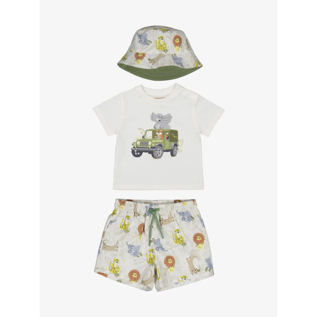 Mayoral Swim shorts w/ bucket hat 1-646-11 large