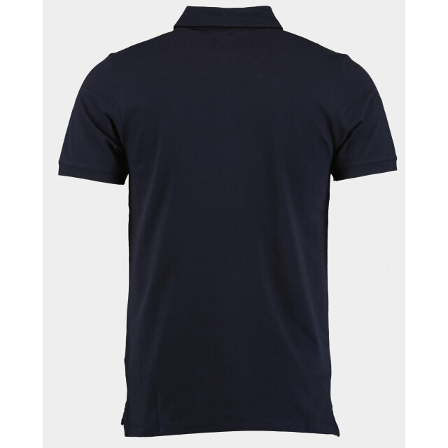 Bos Bright Blue Polo korte mouw arto polo fine pique plain 24108ar22bo/290 navy 180364 large