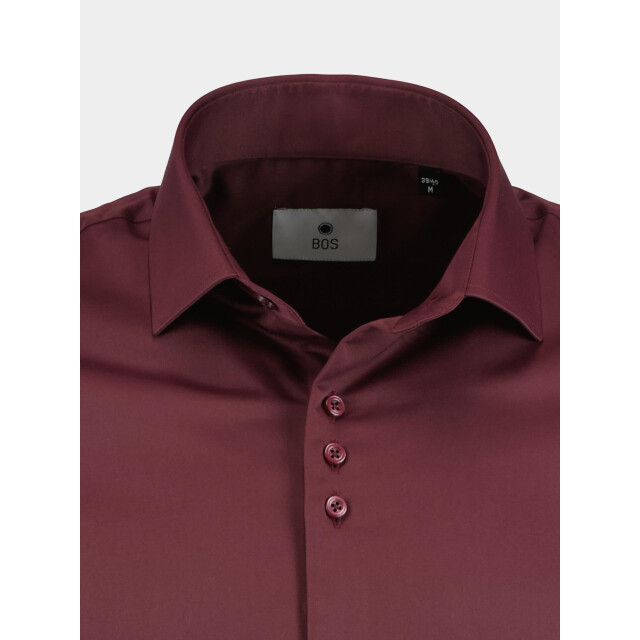 Ferlucci Casual hemd lange mouw napoli/oxblood 185110 large