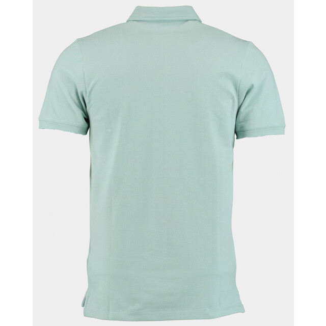 Bos Bright Blue Polo korte mouw arto polo fine pique plain 24108ar22bo/212 blue surf 180367 large