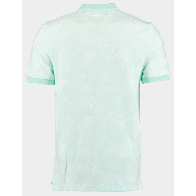 Bos Bright Blue Polo korte mouw ken polo oxford aop 24108ke09bo/313 mint 179835 large