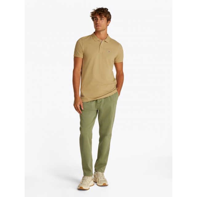 Tommy Hilfiger Dm0dm20676 act slim placket polo relic tan ACT Relic Tan/DM0DM20676 Slim Placket Polo large