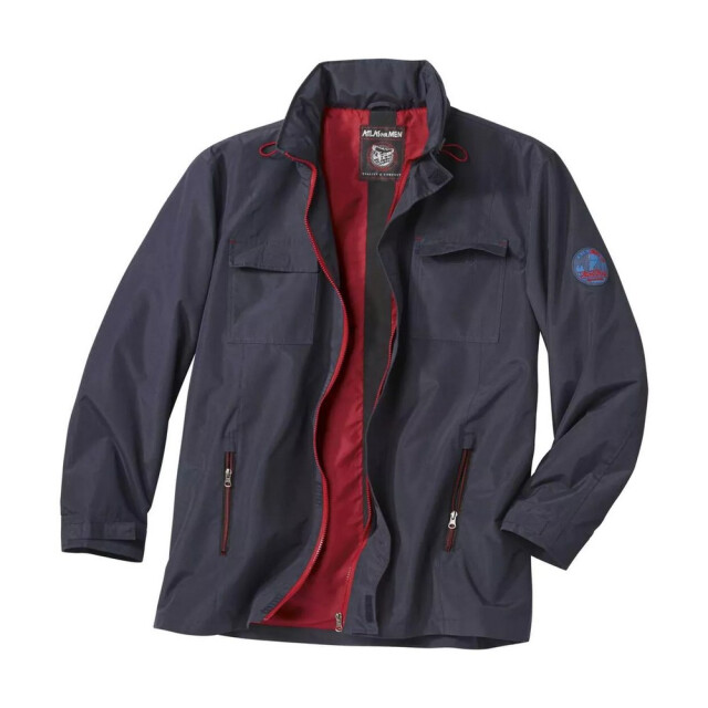 Atlas For Men Windjack met volledige rits voor heren UTAF204_navy large