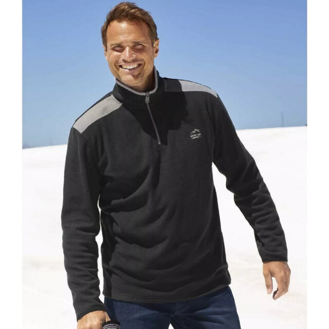 Atlas For Men Heren microfleece everyday trui (verpakking van 4) UTAF606_greyblackredblue large