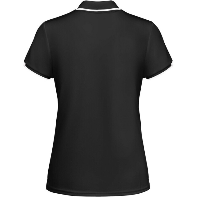 Roly Dames tamil sportpoloshirt met korte mouwen UTPF4431_solidblackwhite large