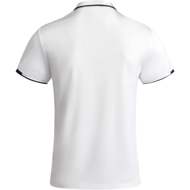 Roly Heren tamil poloshirt met korte mouwen UTPF4429_whitesolidblack large