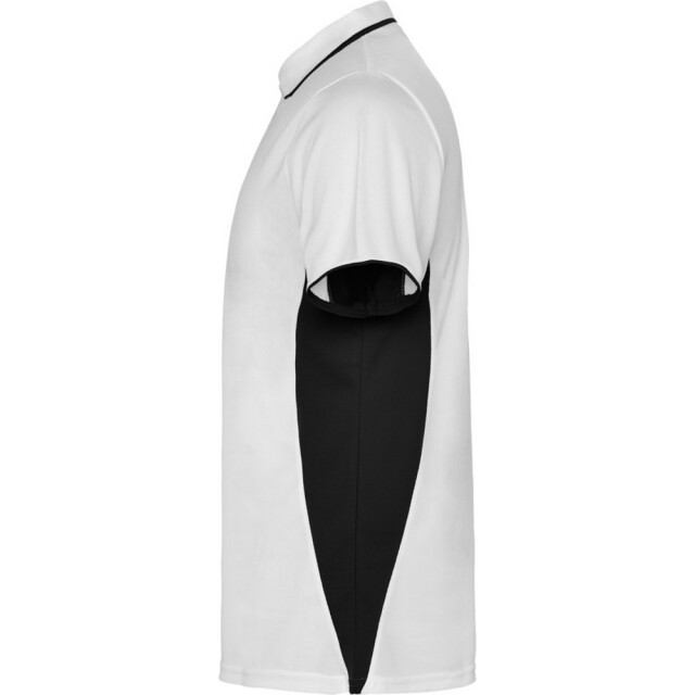 Roly Montmelo sportpoloshirt met korte mouwen voor volwassenen UTPF4420_whitesolidblack large