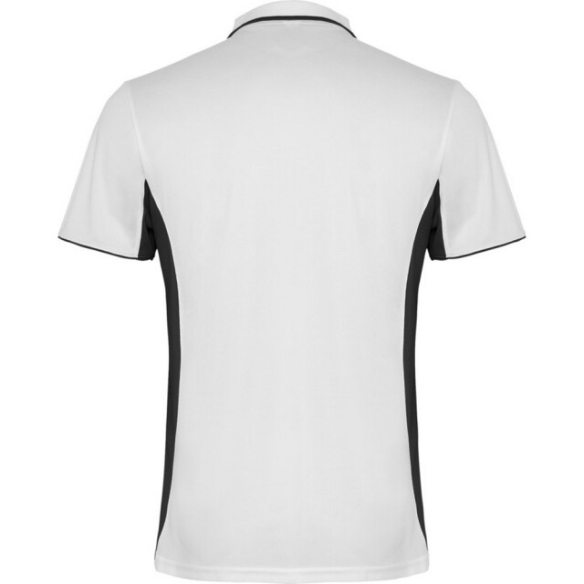 Roly Montmelo sportpoloshirt met korte mouwen voor volwassenen UTPF4420_whitesolidblack large