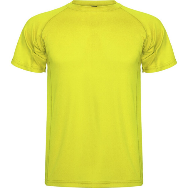 Roly Heren montecarlo sport t-shirt met korte mouwen UTPF4368_fluorescentyellow large