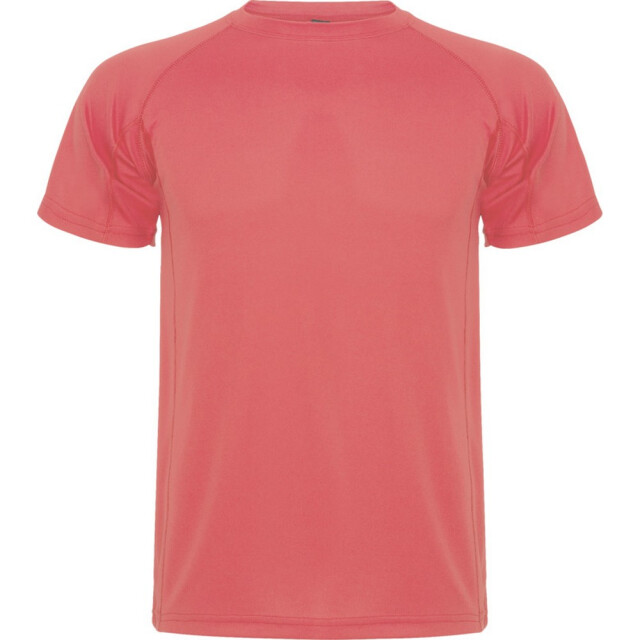 Roly Heren montecarlo sport t-shirt met korte mouwen UTPF4368_fluorescentcoral large