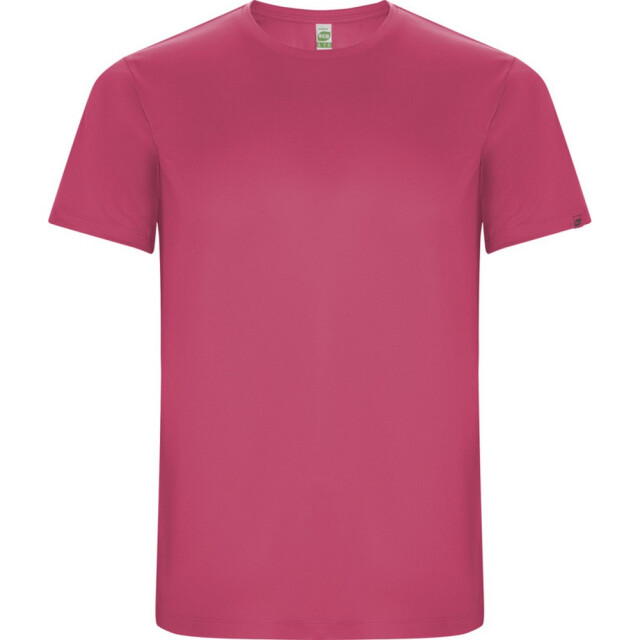 Roly Kinderen/kinderen imola sport t-shirt met korte mouwen UTPF4365_fluorescentpink large