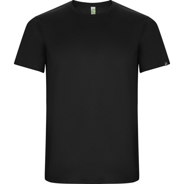 Roly Kinderen/kinderen imola sport t-shirt met korte mouwen UTPF4365_solidblack large
