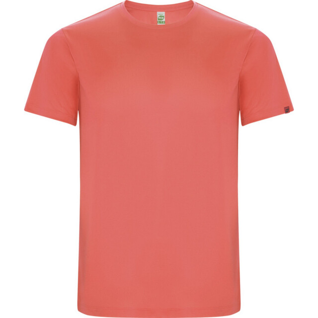 Roly Kinderen/kinderen imola sport t-shirt met korte mouwen UTPF4365_fluorescentcoral large