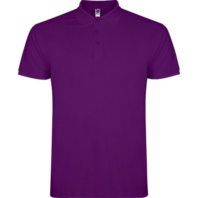 Roly Heren ster poloshirt met korte mouwen UTPF4346_purple large