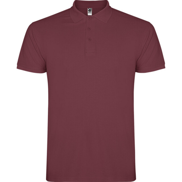 Roly Heren ster poloshirt met korte mouwen UTPF4346_berryred large