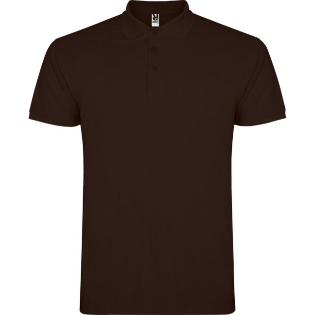 Roly Heren ster poloshirt met korte mouwen UTPF4346_chocolate large
