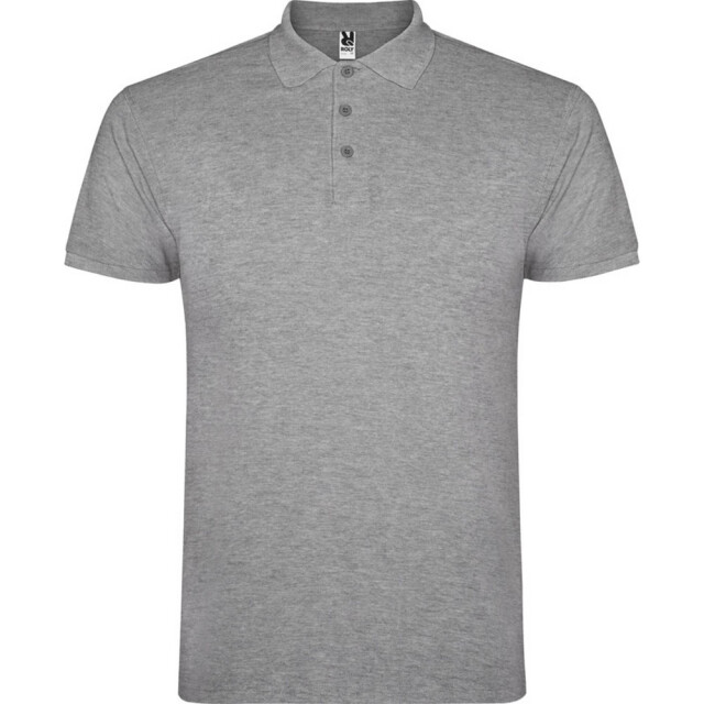 Roly Heren ster poloshirt met korte mouwen UTPF4346_greymarl large