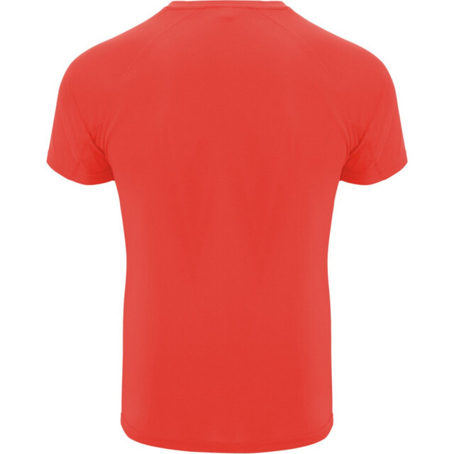 Roly Heren bahrein sport t-shirt met korte mouwen UTPF4339_fluorescentcoral large